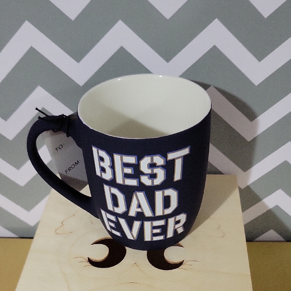 Best Dad Ever Navy Mug